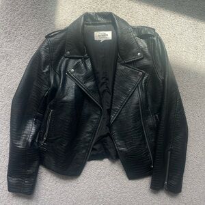 BB Dakota Black Faux Leather Jacket